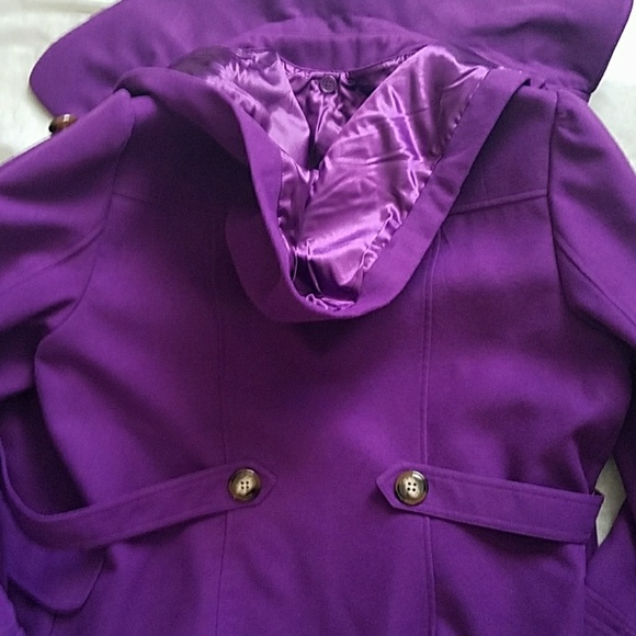 Pink Envelope Juniors Pea Coat NWOT - Picture 8 of 8